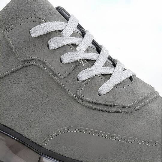 10000 Erkek Sneaker İçi Dışı Komple Hakiki Deri İthal Air Taban - Füme - 2