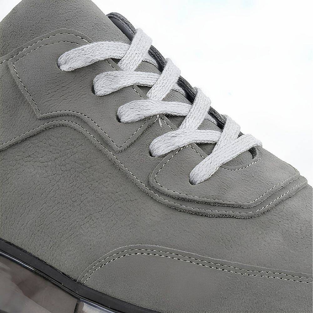 10000 Erkek Sneaker İçi Dışı Komple Hakiki Deri İthal Air Taban - Füme - 2