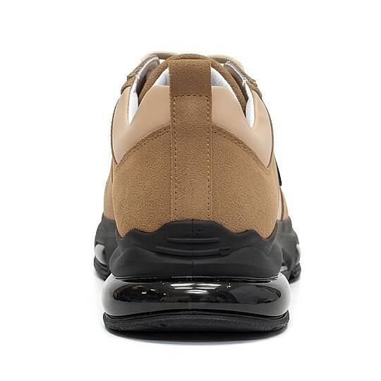 2027 Erkek Sneaker %100 Hakiki Süet Deri Konfor Taban - Bej - 4