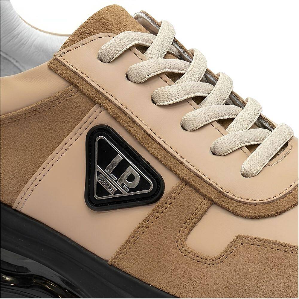 2027 Erkek Sneaker %100 Hakiki Süet Deri Konfor Taban - Bej - 2