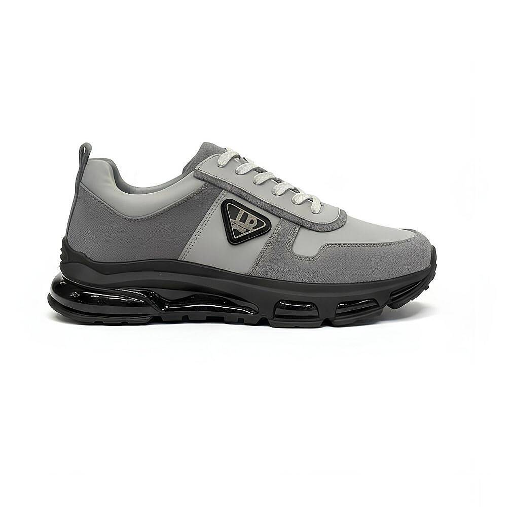 2027 Erkek Sneaker %100 Hakiki Süet Deri Konfor Taban - Füme - 1