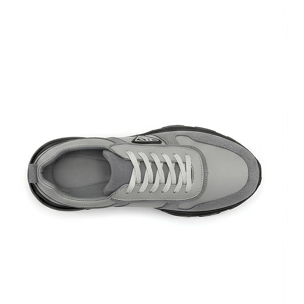 2027 Erkek Sneaker %100 Hakiki Süet Deri Konfor Taban - Füme - 3