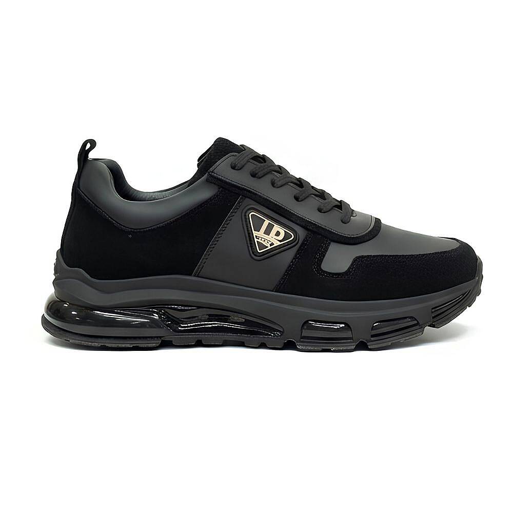2027 Erkek Sneaker %100 Hakiki Süet Deri Konfor Taban - Siyah - 1
