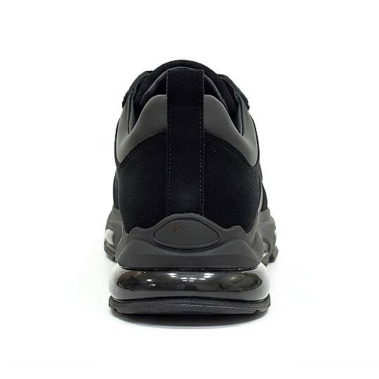 2027 Erkek Sneaker %100 Hakiki Süet Deri Konfor Taban - Siyah - 4