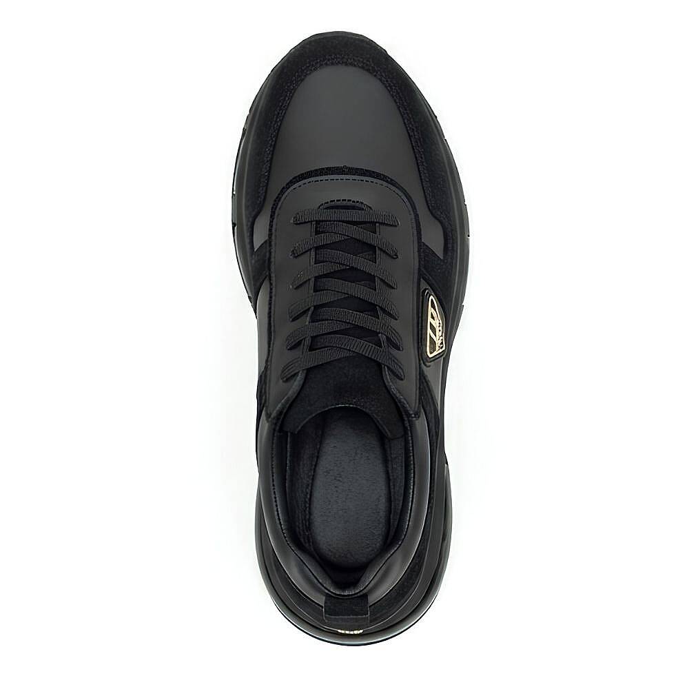 2027 Erkek Sneaker %100 Hakiki Süet Deri Konfor Taban - Siyah - 3