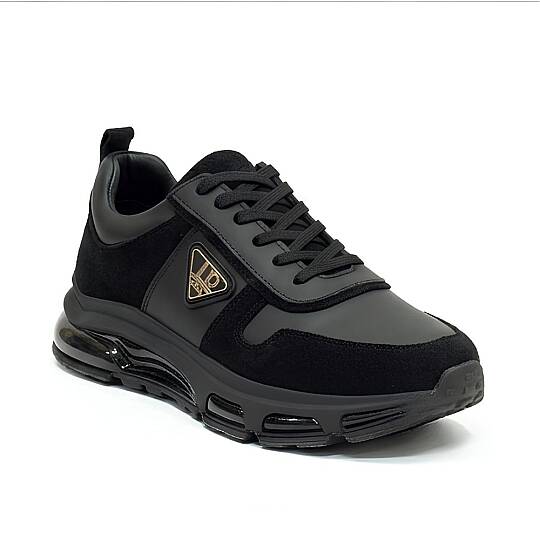2027 Erkek Sneaker %100 Hakiki Süet Deri Konfor Taban - Siyah - 2